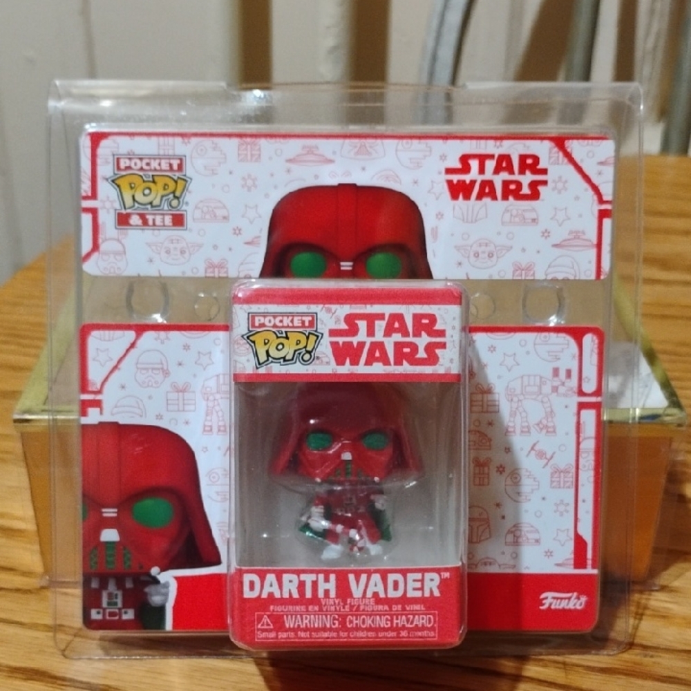 Funko Star Wars Darth Vader Pocket Pop! Red and Green Figure